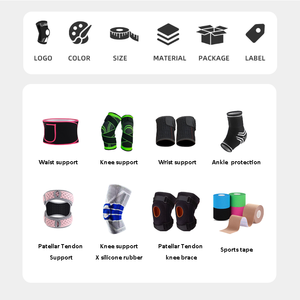 Sangle de soutien pour genouillère rotulienne Soulagement de la douleur au genou Sangle de genou réglable pour tendinite, pulls, récupération des blessures de course de tennis - Product Image 5