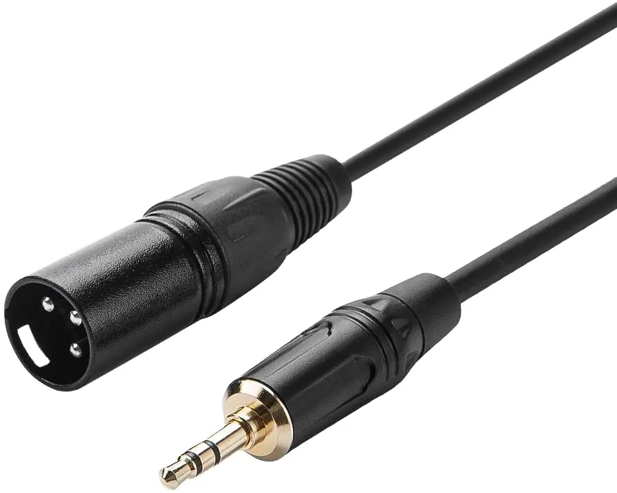 Cable Xlr 3.5mm To Xlr 3.5mm 1/8 Inch TRS Stereo Male To XLR Male Microphone Cable Adapter