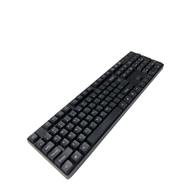 Factory Wholesale Black Wired USB Keyboard at a Lower Price Than Refurbished Desktop Keyboards