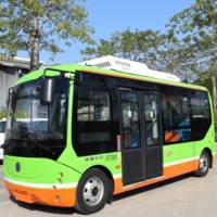 Bus électrique urbain de haute qualité en forme de dauphin, 10-15 places