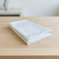 Ensemble de 2 serviettes de Hajj en microfibre jacquard gaufré, séchage rapide, doux pour la peau, pour vêtements musulmans islamiques