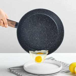 Ensemble de casseroles de luxe personnalisées pour la <span class=keywords><strong>santé</strong></span>, antiadhésives, en granit, en <span class=keywords><strong>aluminium</strong></span> antiadhésif, <span class=keywords><strong>casserole</strong></span>, poêle et marmite, ensemble de cuisine à domicile - Product Image 3