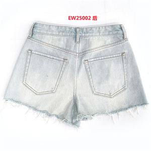 Offre Spéciale femmes Denim Shorts nouveau Design bleu clair lavé Slim Fit doux confort été décontracté Streetwear pantalons courts - Product Image 2