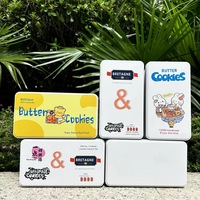 Boîtes métalliques rectangulaires vides personnalisées en gros avec logo, boîte d'emballage en étain