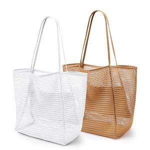 Vente en gros <span class=keywords><strong>Sac</strong></span> fourre-tout en paille de <span class=keywords><strong>plage</strong></span> en nylon respirant de grande capacité <span class=keywords><strong>pour</strong></span> l'extérieur personnalisé - Product Image 2