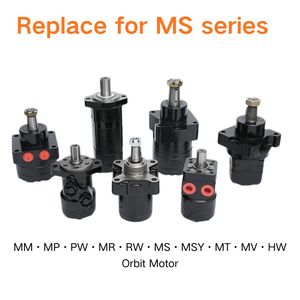 มอเตอร์ไฮดรอลิกกำลังสูงขนาดกะทัดรัดสำหรับสายพานลำเลียงวัสดุ MS MM PW MR RW MS/MSY MT MV HW - Product Image 4