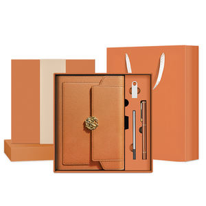 2026 Mother Day <b>Gift</b> Custom Colors Red Personalized Diary With Pen Stationery Notebook Water Bottle <b>Gift</b> <b>Box</b> - Product Image 3