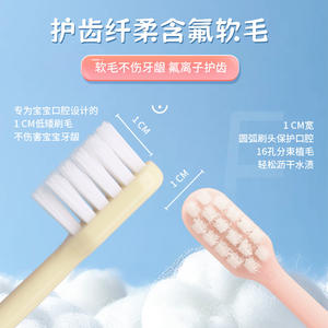 Cepillo de Dientes con Diseño de Elefante de Dibujos Animados con Flúor para Niños de 3 a 10 Años, Cerdas Suaves para Supermercado, Comercio Electrónico, Cepillo de Dientes para Bebés - Product Image 4