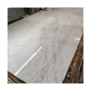Couleur de marbre beige de luxe brésilienne de <span class=keywords><strong>granit</strong></span> de dalles de quartzite de <span class=keywords><strong>Taj</strong></span> <span class=keywords><strong>Mahal</strong></span> pour la table - Product Image 4