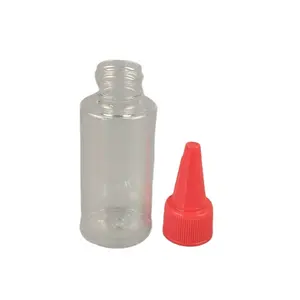 PCR PP 1oz / 30ml dropper cap bottle plastic hair dye spout cap