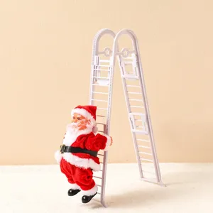 Papá Noel Musical <span class=keywords><strong>El</strong></span>éctrico que Sube la Escalera, Decoración Navideña Colgante, Adornos para <span class=keywords><strong>el</strong></span> Hogar, Mini Modelo, Decoración para <span class=keywords><strong>el</strong></span> Hogar, Regalos de Año Nuevo - Product Image 5