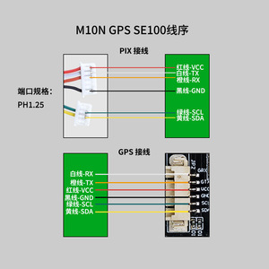 Module de mise à niveau Ledi Se100 M8N M10N, module GPS, positionnement au centimètre près, boussole de haute précision, Pix Apm Px4 - Product Image 4