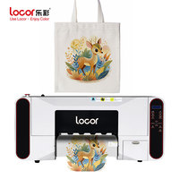 Imprimante DTF pour T-shirts et films PET, modèle robuste Locor 30cm/A3, avec carte Hoson et 2 têtes I3200/i1600 pour la personnalisation d'uniformes