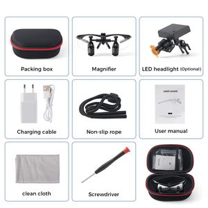 Occhiali Binoculari Medici Dentali di Alta Qualità 5.0X/6.0X con Luce LED Frontale - Product Image 6