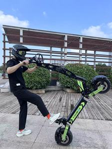 Scooter électrique tout-terrain 6000W 60V avec mot de passe, double moteur, pliable, deux roues, 11 pouces, scooter électrique 8000w pour adultes avec siège - Product Image 3