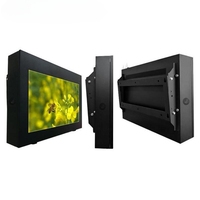 Kiosque extérieur durable de 55 pouces, écran tactile portable, signalisation numérique LCD, totem, écran publicitaire LCD vidéo sans fil