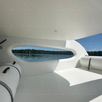 Bateau de fête gonflable de luxe à énergie solaire avec moteur électrique pour les loisirs en plein air, nettoyeur de piscine et couverture inclus