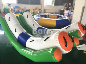 Offre Spéciale été jeux d'eau gonflable eau balançoire lac et mer flottant eau jouer banane balançoire flottant bateau gonflable - Product Image 5