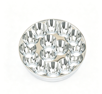 Réflecteur LED 15 lumières OEM ODM en alliage d'aluminium avec revêtement sous vide, support de réflecteur, personnalisation sur mesure