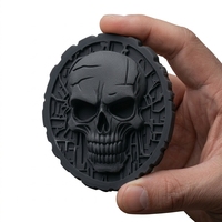 Patchs en silicone PVC 3D souples en caoutchouc, logo personnalisé en relief, design éco-responsable, pour vêtements