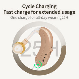 เครื่องช่วยฟังแบบชาร์จไฟได้สำหรับผู้สูงอายุเครื่องรับสัญญาณทางการแพทย์ในคลอง - Product Image 6