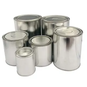 Wholesales 100ML Empty Tin Can With Lever Lid For Painting Packaging