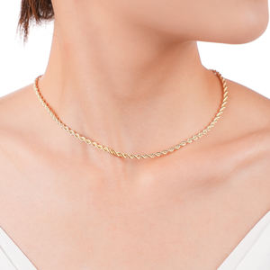 أفضل اختيار للموضات العصرية الرائعة الفاخرة مجوهرات نسائية 18 قيراط الذهب قلادة مصمم للارتداء اليومي - Product Image 5