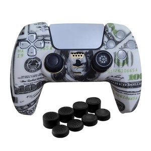 Empuñaduras de funda antideslizante de silicona suave para accesorios de protección del controlador <span class=keywords><strong>PS5</strong></span> - Product Image 1