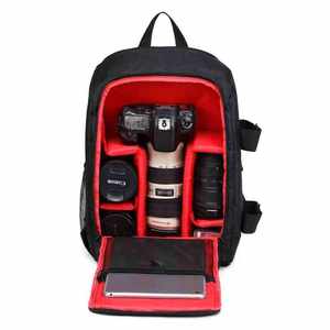 Sac à dos pour appareil photo numérique de grande capacité, imperméable, sac pour appareil photo d'extérieur, housse de pluie, support de trépied portable, étui pour appareil photo - Product Image 1