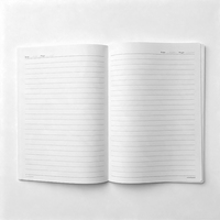 Cuaderno Personalizado de Tapa Blanda Color Macaron de 252x175mm con Páginas Rayadas y Encuadernación Térmica