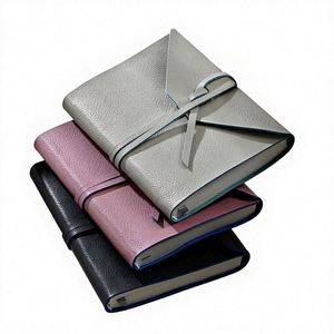 A6 PU Notebook Retro Binding Notebook Portable Travel Notebook Enterprise Customized LOGO Business <b>Gift</b> Wholesale - Product Image 1