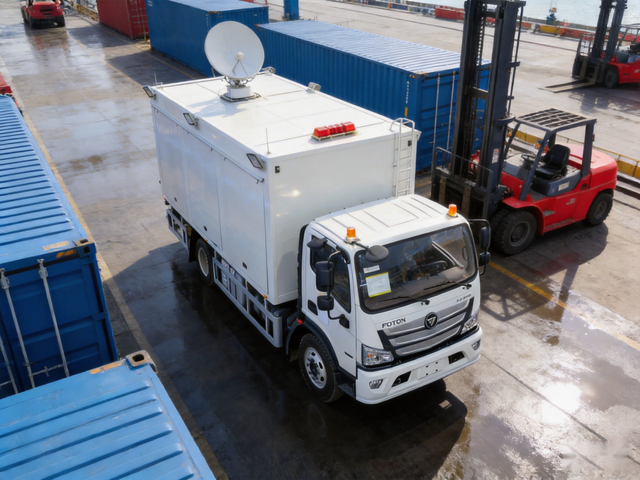 All Terrain Field Service Truck with Crane and Winch for Recovery Operations Heavy Equipment Maintenance Truck
