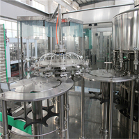 Machine de remplissage d'eau en bouteille PET entièrement automatique à haute efficacité pour ligne de production d'eau potable