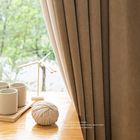Vente en gros de rideaux jacquard à ombrage élevé personnalisés rideau occultant en velours en tissu de style textile pour le salon de luxe