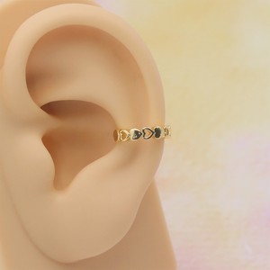 Anneau de nez en forme de cœur torsadé en acier inoxydable, boucles d'oreilles ouvertes/fermées en or/argent, anneaux de cartilage d'oreille, bijoux cadeau F1575 - Product Image 4