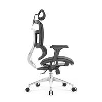 Chaise de bureau pivotante de NOEL à dossier haut réglable en maille complète, mobilier ergonomique