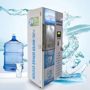 Máquina expendedora automática de agua que vende sistema inteligente de agua pura Estación de vendedor de agua de autoservicio de último diseño 2023
