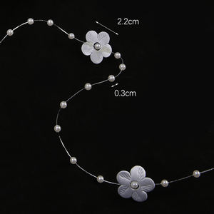 Chaîne <span class=keywords><strong>de</strong></span> perles en plastique en forme <span class=keywords><strong>de</strong></span> fleur <span class=keywords><strong>de</strong></span> prunier pour Noël 2025 – Grande Vente - Product Image 1