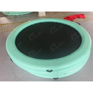 राउंड इंफ्लेटेबल फ्लोटिंग स्विमिंग प्लेटफॉर्म सुरक्षित नेट संलग्न समुद्री बोट डॉक जल जेट स्की के लिए और एयर डॉक - Product Image 5