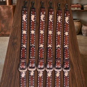 Ceinture de soirée extra élégante en cuir de vache véritable avec boucle ardillon carrée en acier massif, robuste et imperméable, largeur 3,8 cm, longueur 140 cm - Product Image 1