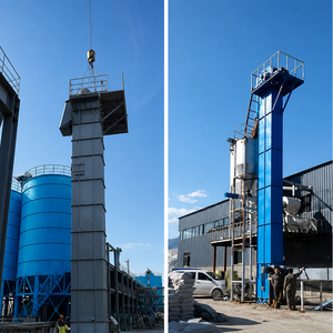 Élévateur à godets à chaîne de type NE en acier au carbone/acier inoxydable pour le transport de matériaux à haute température dans l'industrie du bâtiment - Product Image 4