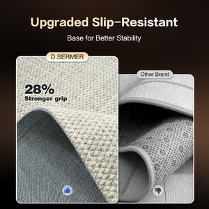 <span class=keywords><strong>Tappeto</strong></span> Moderno Dsermer Beige Solido, Resistente alle Macchie, Antiscivolo, Adatto per Animali Domestici, per Soggiorno e Camera da Letto - Product Image 5