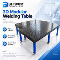 Nouvelle table de soudage 3D robuste Meisida en acier Q355, plateforme de fixation portable et flexible pour la fabrication et l'assemblage de métaux sur mesure