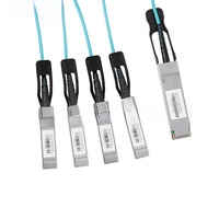 Cable Óptico Activo Qsfp-dd Aoc de 400g, Enlace Óptico de Alta Velocidad para Infraestructura de Centros de Datos en México