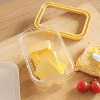 Boîte à beurre avec couvercle Boîte de rangement pour coupe de beurre pour