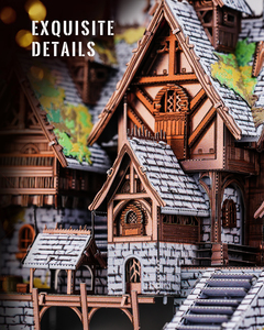 Modèle de puzzle en métal 3D <span class=keywords><strong>Piececool</strong></span> Château des Elfs, kit de montage DIY, cadeau éducatif de collection décoratif de qualité supérieure pour adultes et adolescents - Product Image 3
