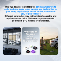 Déchargeur de véhicule avec adaptateur V2L et déchargeur EV 16A 3,6 kW haute performance, incluant une prise Schuko allemande