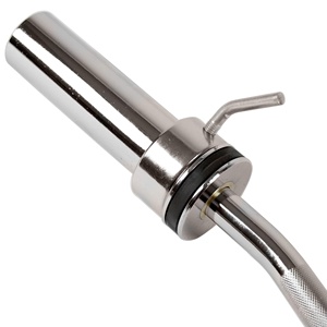 <b>Weight</b> Lifting 1.2m Gym Ez Curl Bar Bodybuilding Weightlifting <b>Barbell</b> Curl Bar with Screw Collar - Product Image 3