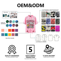 T-shirts en gros, streetwear décontracté, 100% coton, col patchwork, imprimé vintage, t-shirt pour hommes, fabricants de vêtements