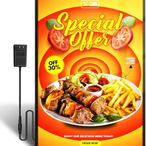 Wall Mounted Rectangular Magnetic Aluminum Alloy Movie Poster Frame Backlit Acrylic <b>LED</b> <b>Light</b> <b>Box</b> Sign CH-A Model Advertising - Product Image 1